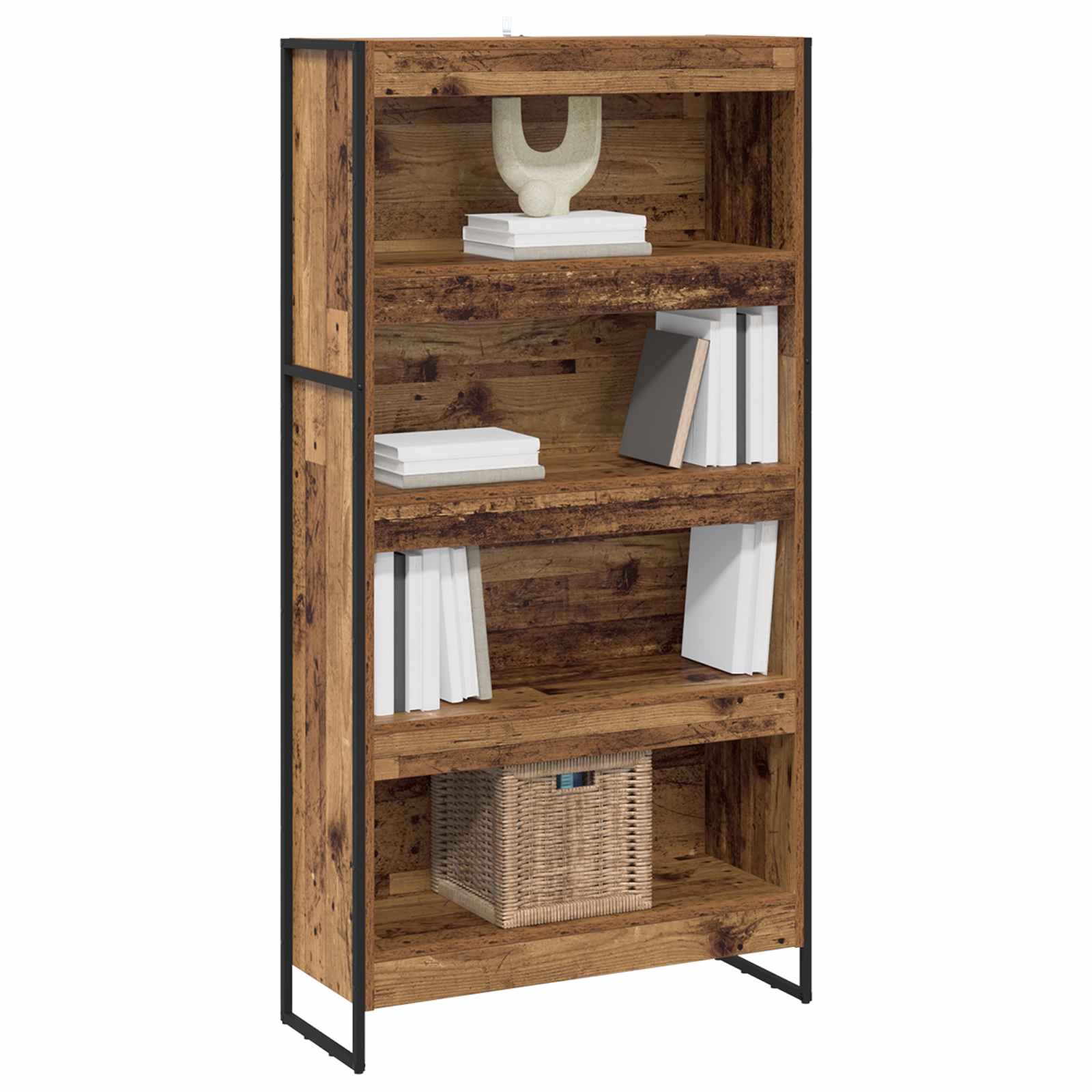 Armadio per Libri 80 x 30 x 155 cm Legno multistrato | homemem39