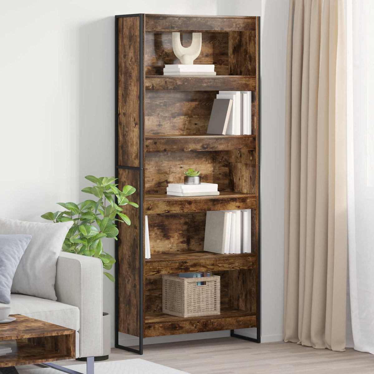 Armadio per Libri 80 x 30 x 189,5 cm Legno ingegnerizzato