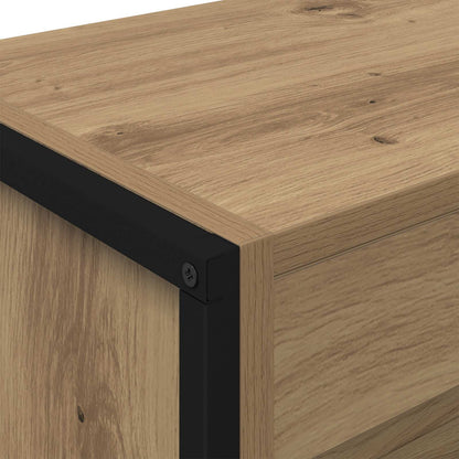 Armadio per Libri 2 pcs Rovere Artigianale 80 x 30 x 155 cm