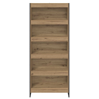 Armadio per Libri 2 pcs Rovere Artigianale 80 x 30 x 155 cm