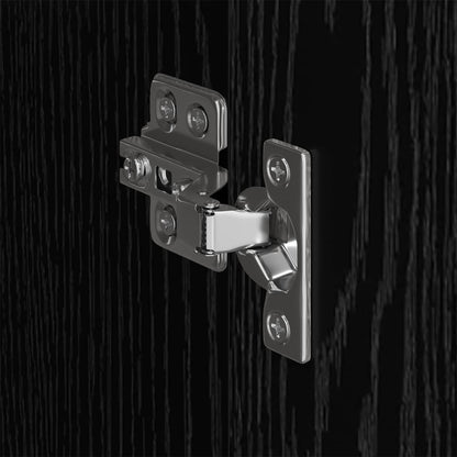 Armadio Rovere Nero 50 x 50 x 200 cm Legno multistrato | homemem39