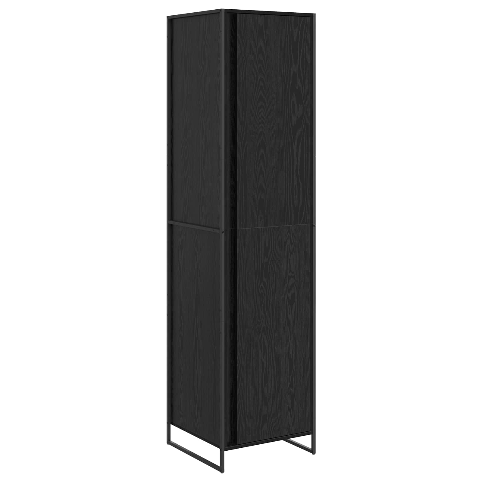 Armadio Rovere Nero 50 x 50 x 200 cm Legno multistrato | homemem39
