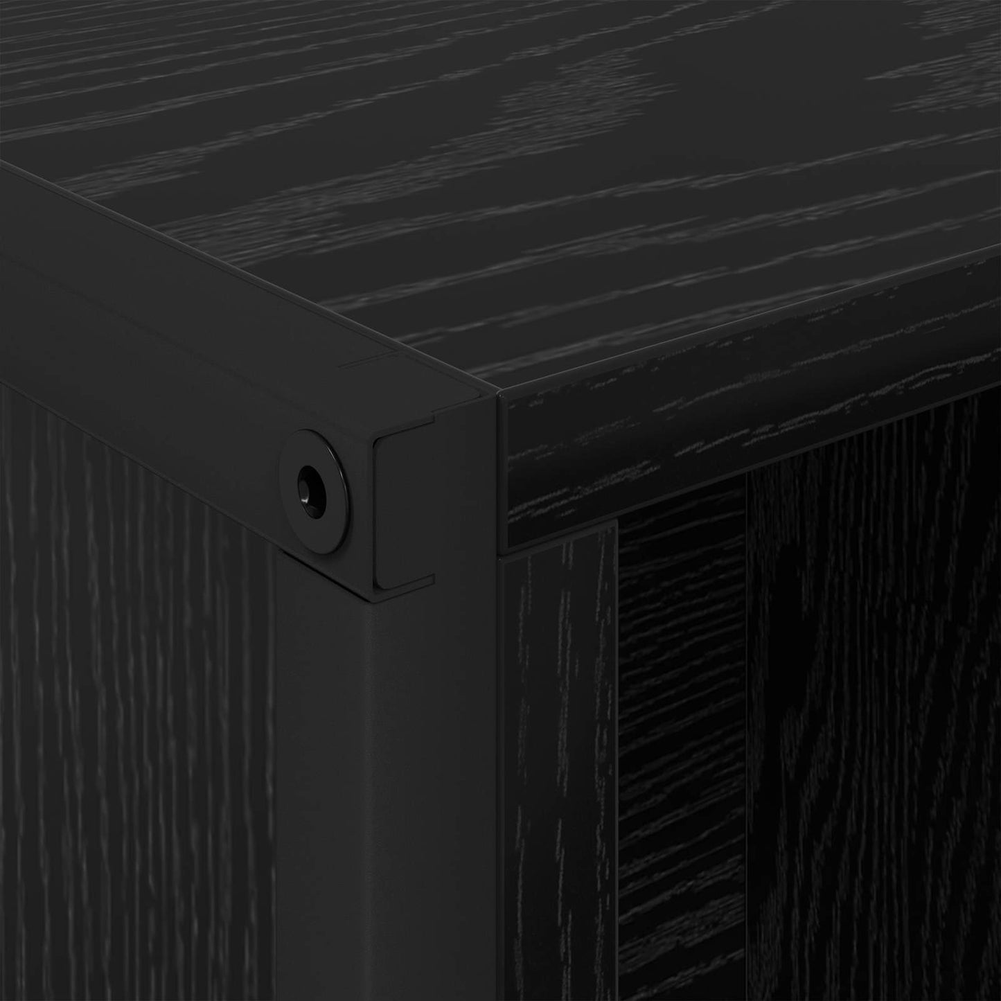 Armadio per Libri 2 pcs Rovere Nero 99,5 x 30 x 108,5 cm