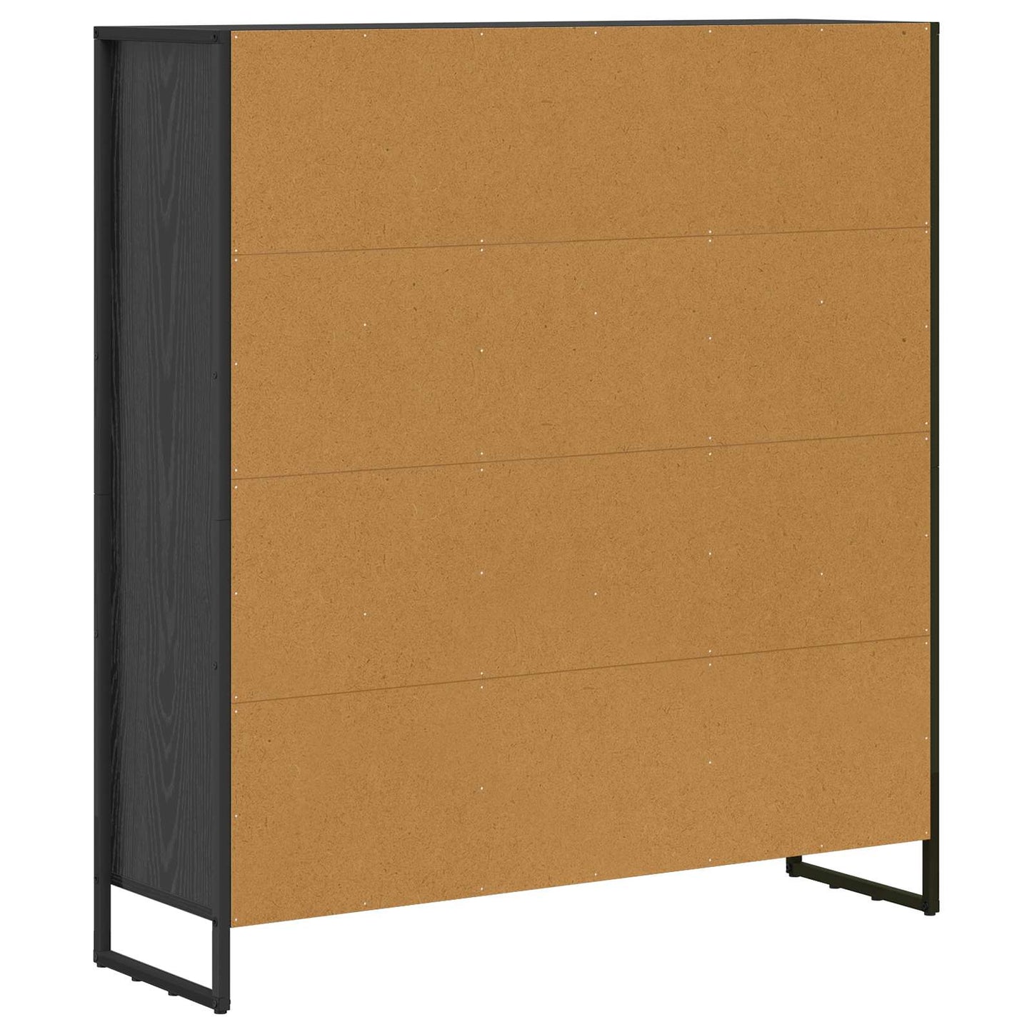 Armadio per Libri 2 pcs Rovere Nero 99,5 x 30 x 108,5 cm