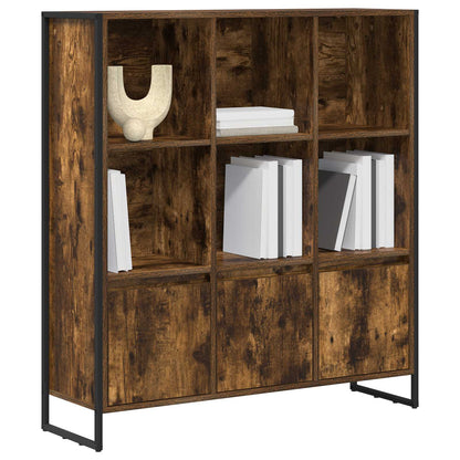 Armadio per Libri 2 pcs Quercia Fumosa 99,5 x 30 x 108,5 cm