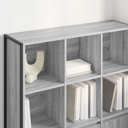 Armadio per Libri 2 pcs Grigio Sonoma 99,5 x 30 x 108,5 cm
