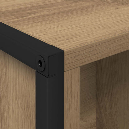 Armadio per Libri 2 pcs Rovere Artigianale 99,5 x 30 x 108,5 cm