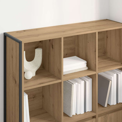 Armadio per Libri 2 pcs Rovere Artigianale 99,5 x 30 x 108,5 cm