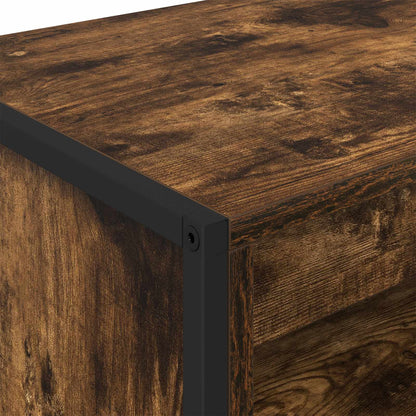 Armadi alti 2 pcs Quercia Fumosa 60 x 36 x 300 cm