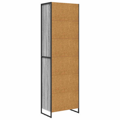 Armadi alti 2 pcs Grigio Sonoma 60 x 36 x 300 cm