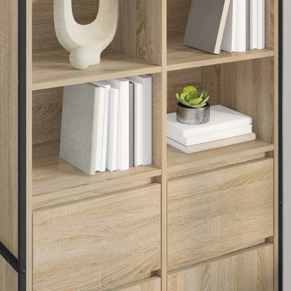 Credenza 2 pcs Sonoma 81 x 36 x 150.5 cm Legno multistrato