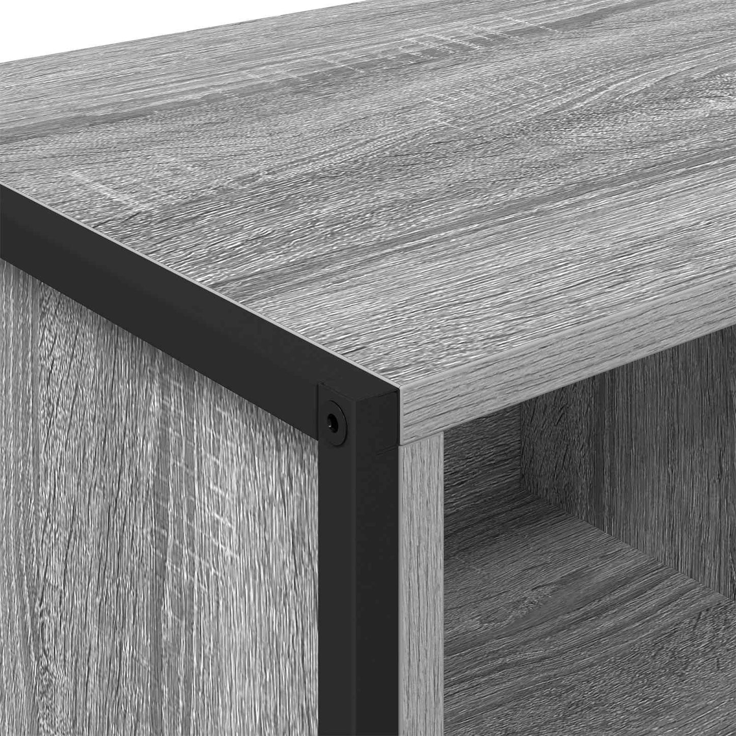 Credenza con cassetto 2 pcs Grigio Sonoma 81 x 36 x 150.5 cm