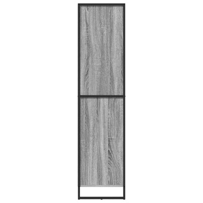 Credenza con cassetto 2 pcs Grigio Sonoma 81 x 36 x 150.5 cm