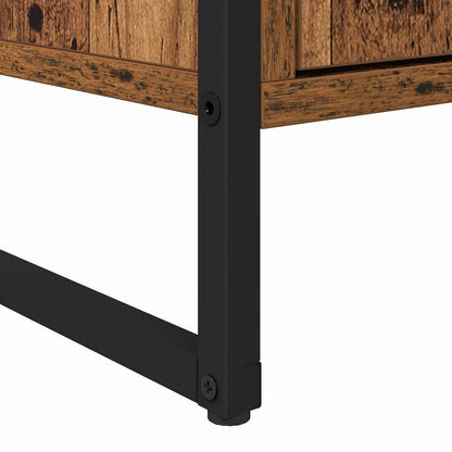 Credenza con cassetto 2 pcs Legno vecchio 81 x 36 x 150.5 cm