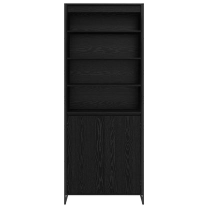 Armadi alti 2 pcs Rovere Nero 60 x 36 x 300 cm