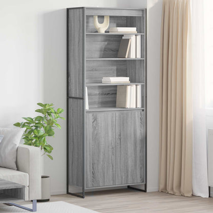 Armadi alti 2 pcs Grigio Sonoma 60 x 36 x 300 cm