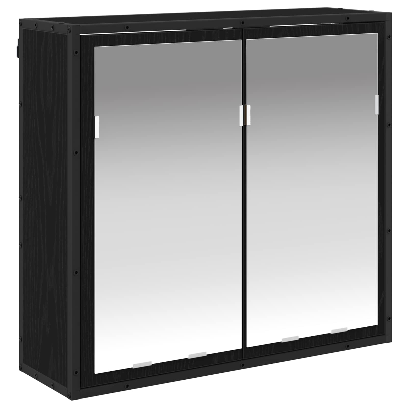 Set di mobili per il bagno Rovere Nero Legno multistrato | homemem39