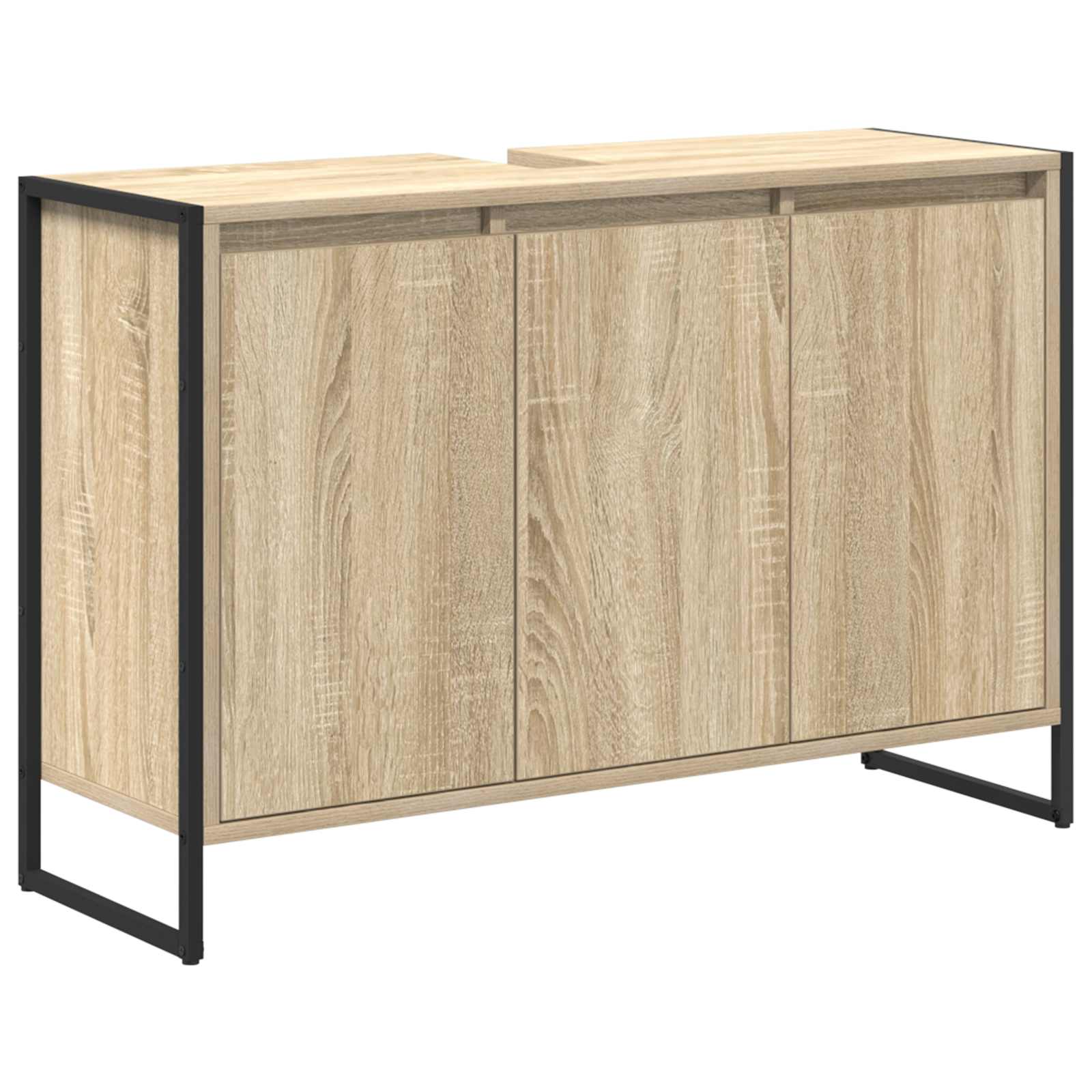 Set di mobili per il bagno Rovere Sonoma Legno multistrato | homemem39