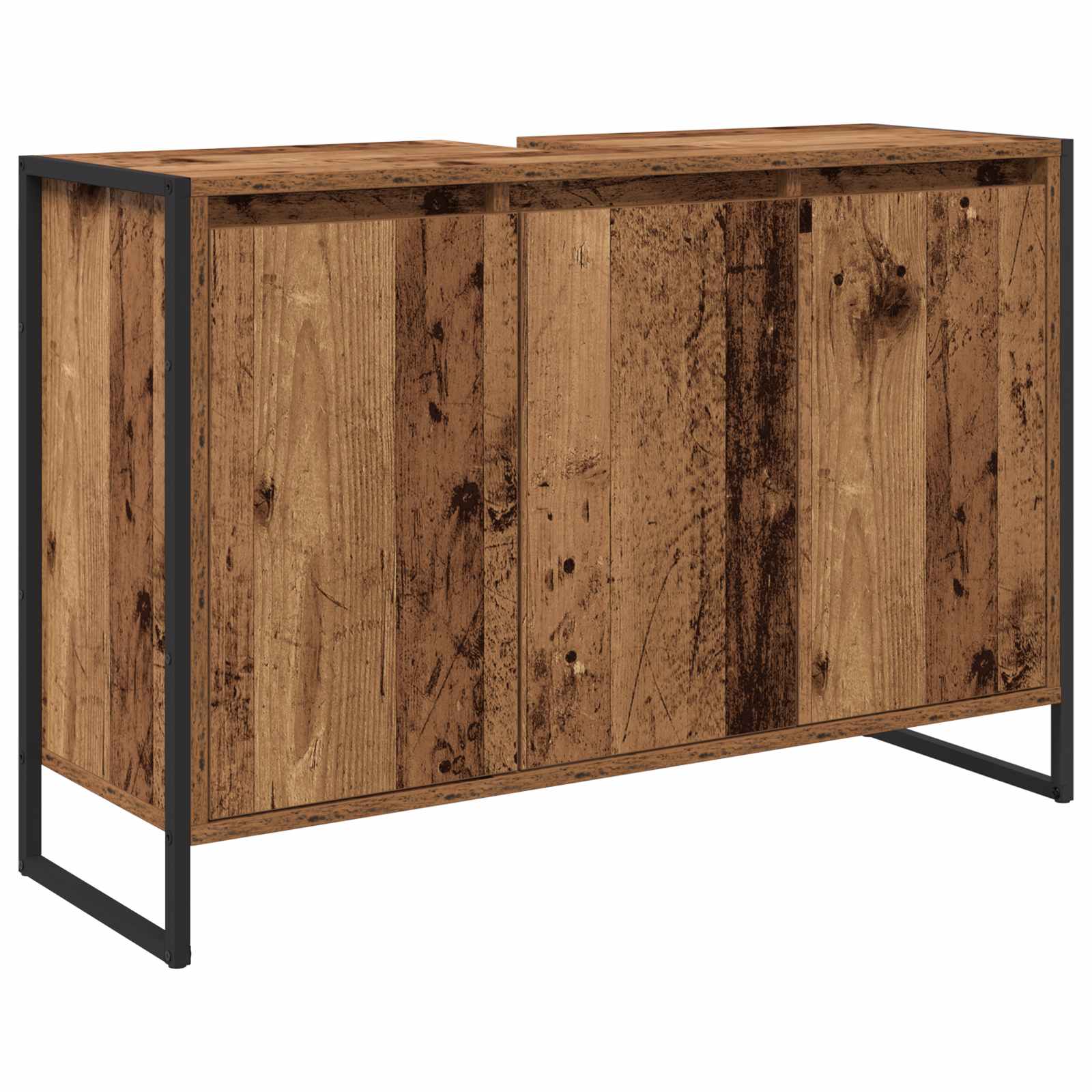 Set di mobili per il bagno Legno vecchio Legno multistrato | homemem39