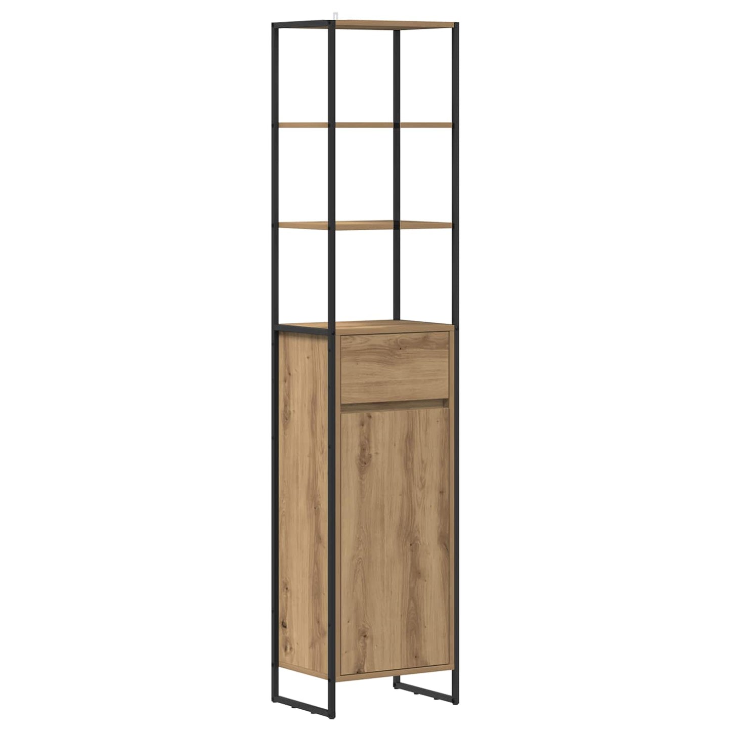 Set di mobili per il bagno Rovere artigianale Legno multistrato | homemem39