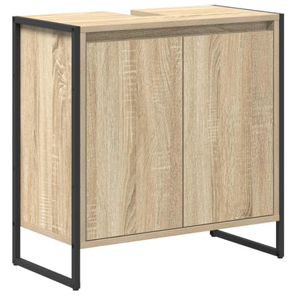 Set di mobili per il bagno Rovere Sonoma Legno multistrato | homemem39