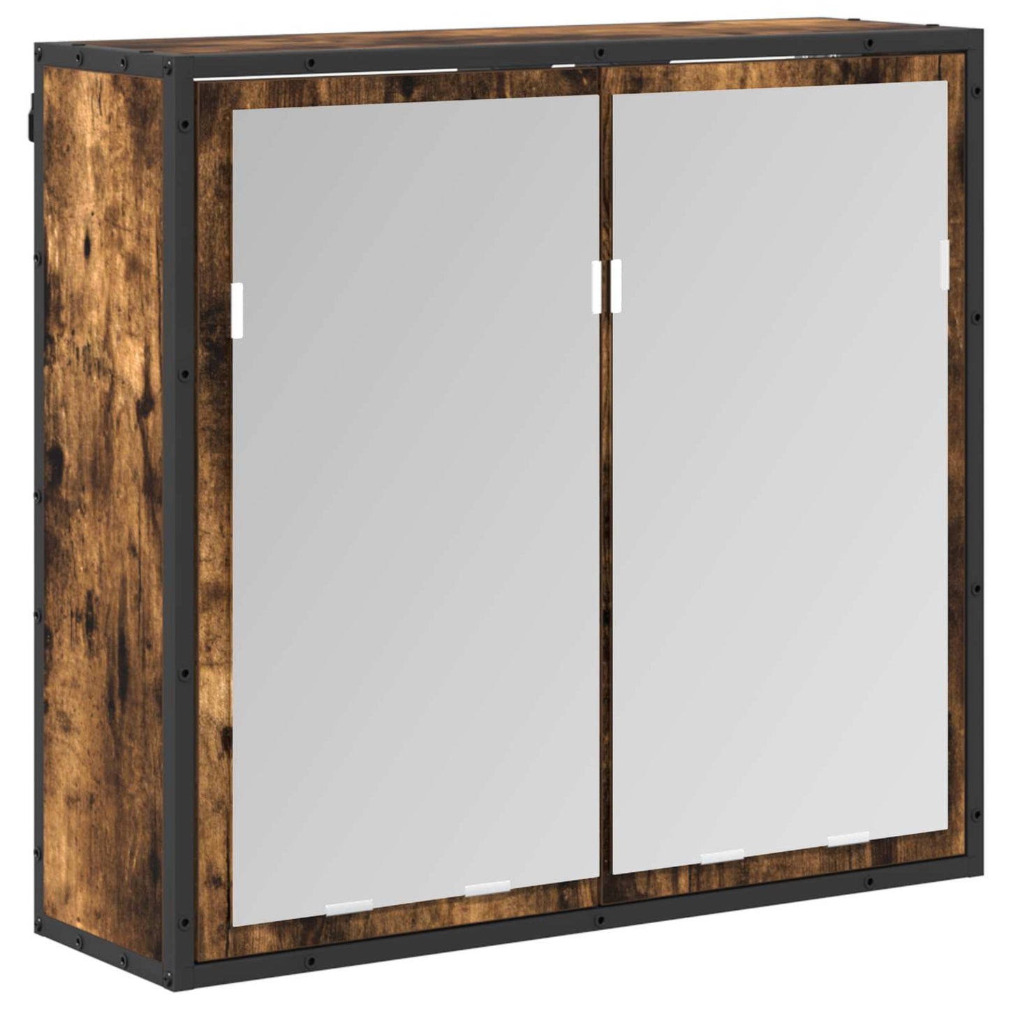 Set di mobili per il bagno Rovere fumé Legno multistrato | homemem39