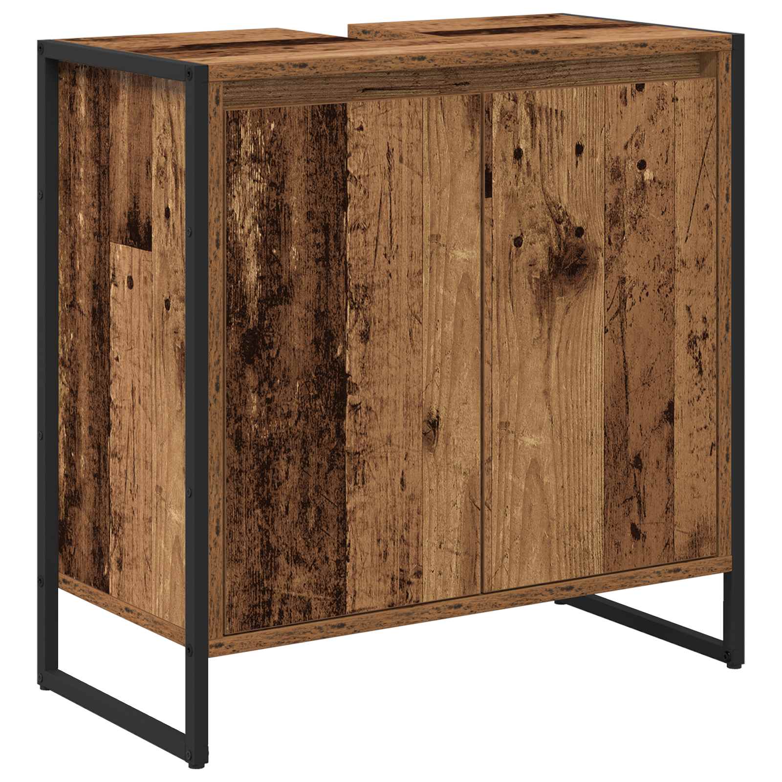Set di mobili per il bagno Legno vecchio Legno multistrato | homemem39