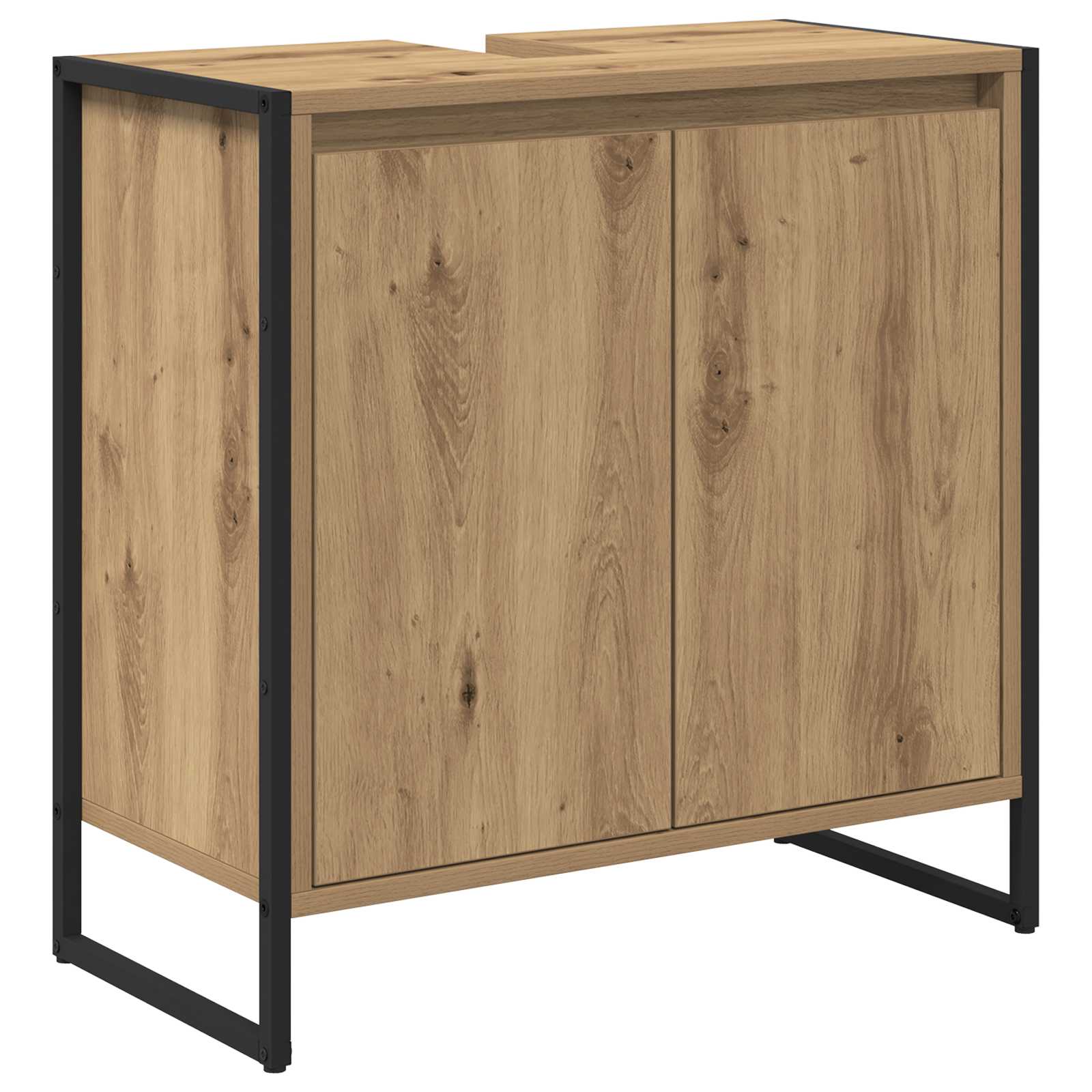 Set di mobili per il bagno Rovere artigianale Legno multistrato | homemem39