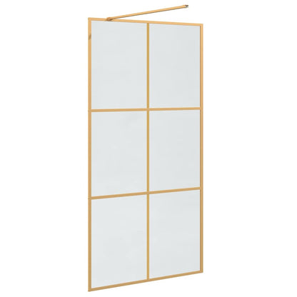 Parete Doccia Walk-in Oro 100 x 195 cm vetro temperato - homemem39