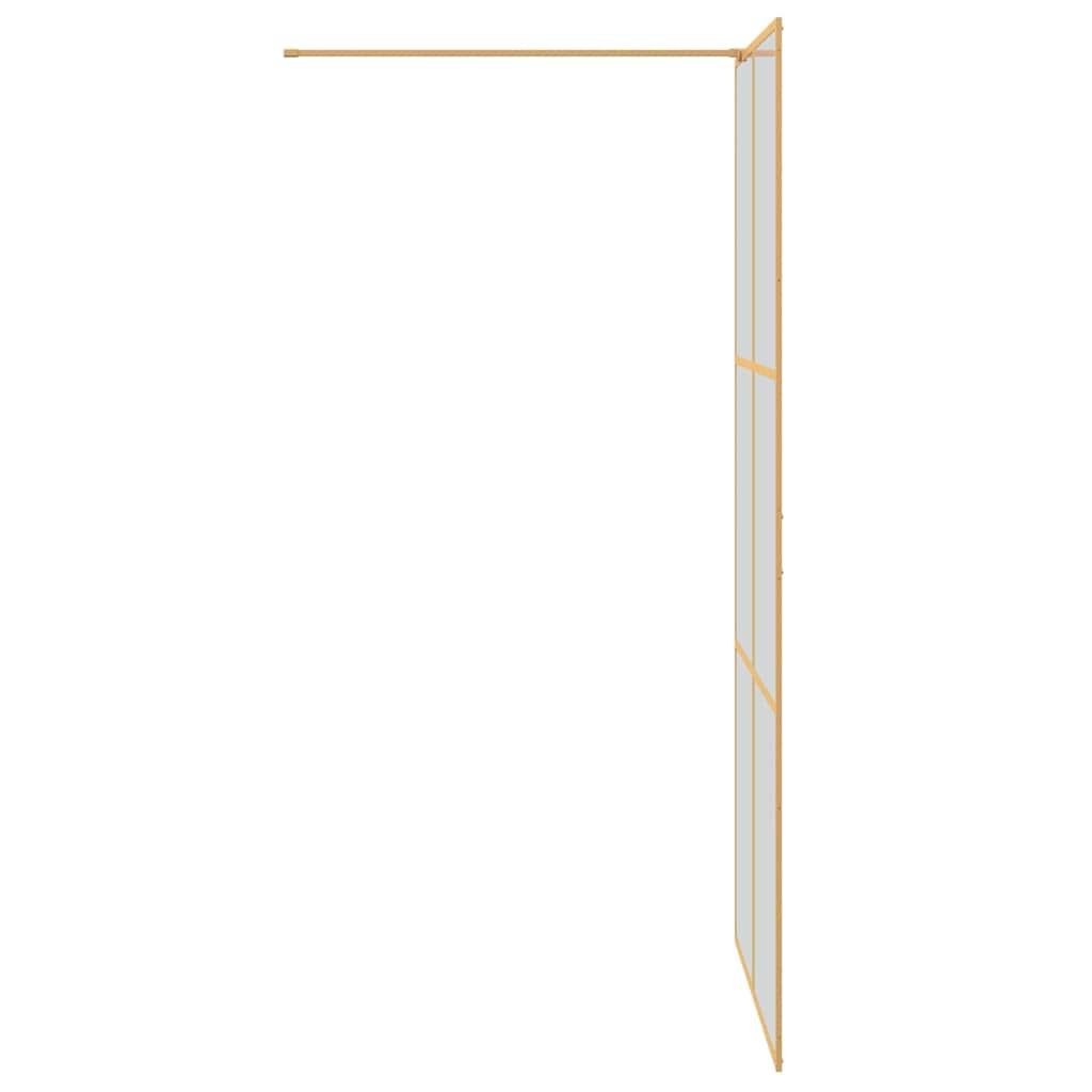 Parete Doccia Walk-in Oro 100 x 195 cm vetro temperato - homemem39