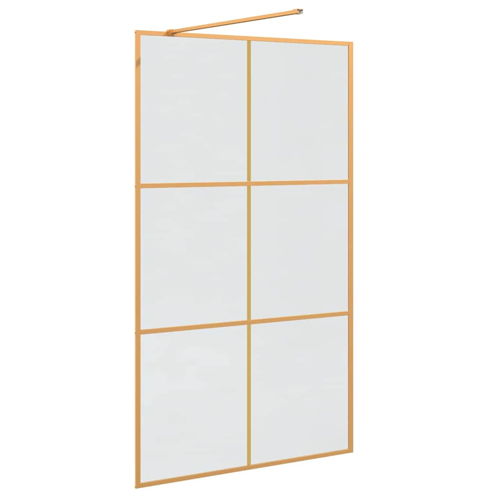 Parete Doccia Walk-in Oro 115 x 195 cm vetro temperato - homemem39