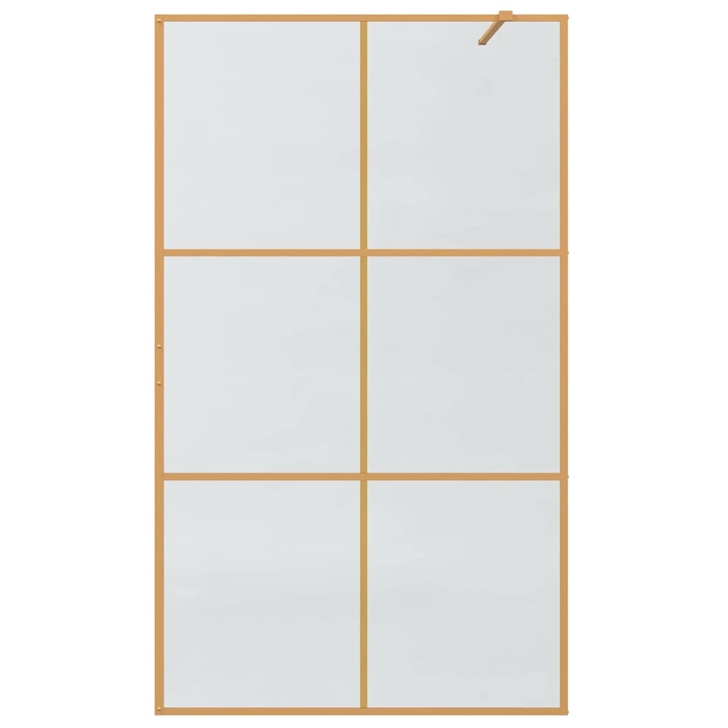 Parete Doccia Walk-in Oro 115 x 195 cm vetro temperato - homemem39