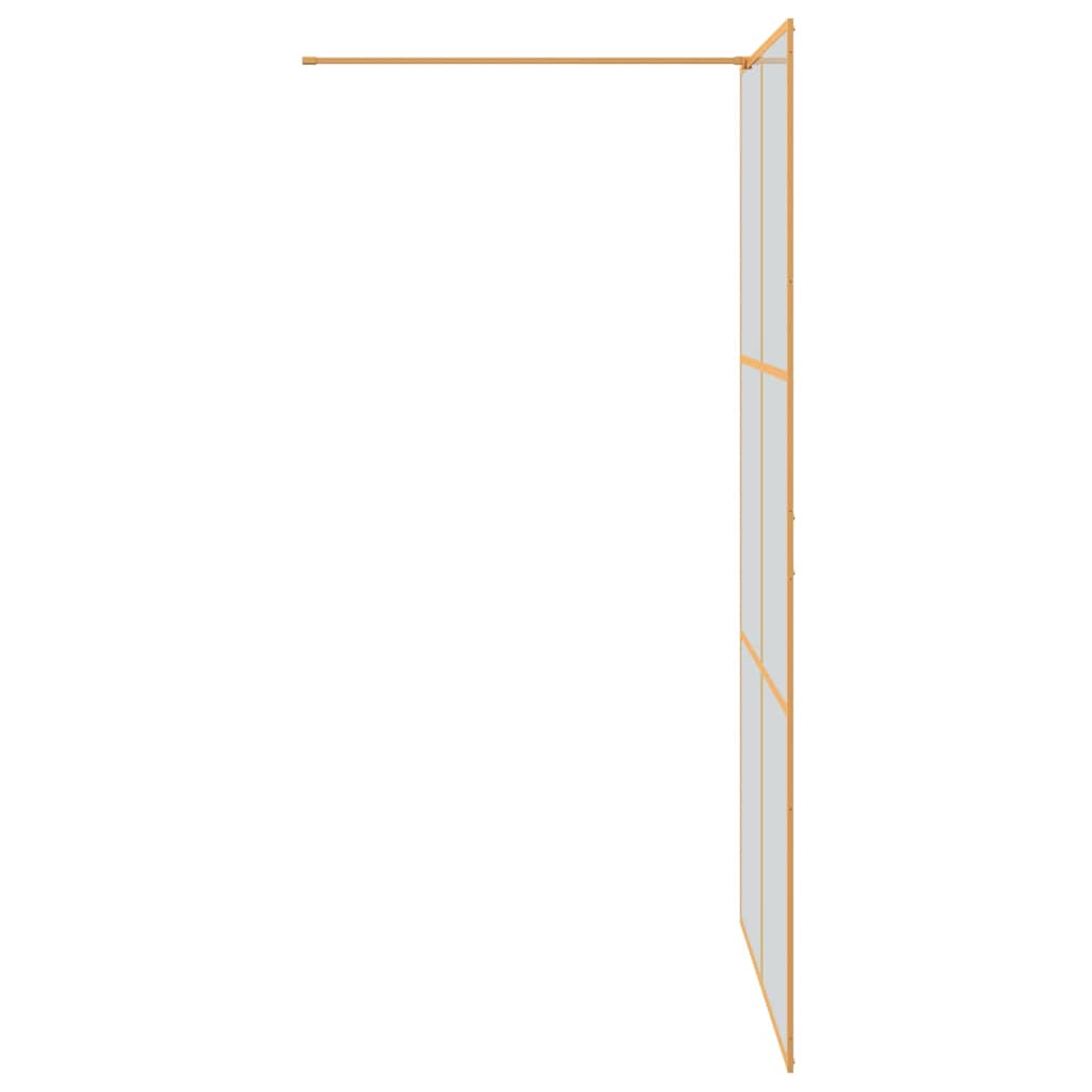 Parete Doccia Walk-in Oro 115 x 195 cm vetro temperato - homemem39