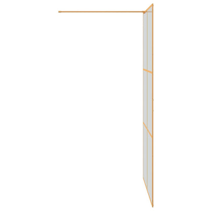 Parete Doccia Walk-in Oro 115 x 195 cm vetro temperato - homemem39