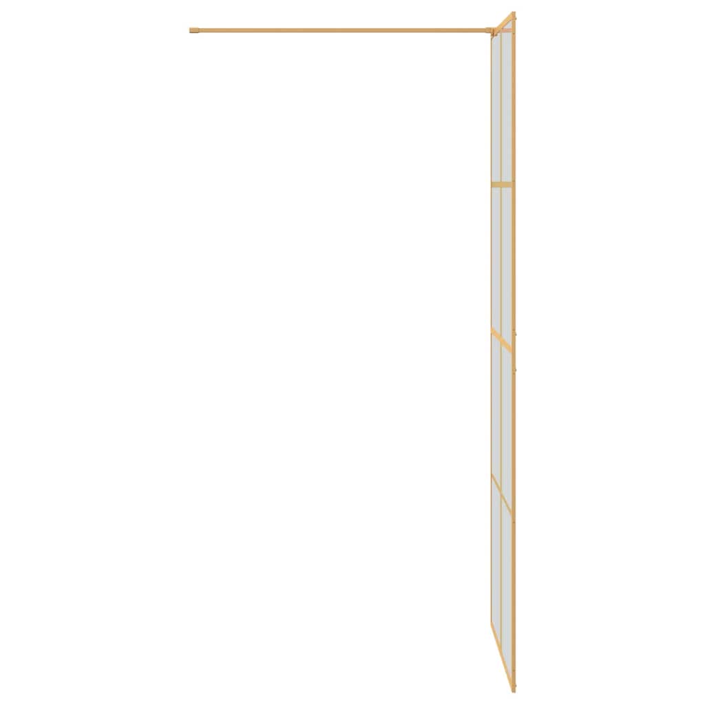 Parete Doccia Walk-in Oro 80 x 195 cm vetro temperato - homemem39