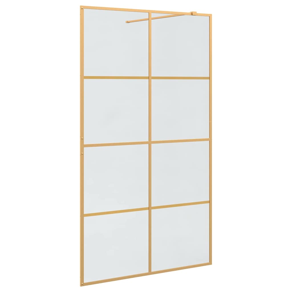 Parete Doccia Walk-in Oro 115 x 195 cm vetro temperato - homemem39