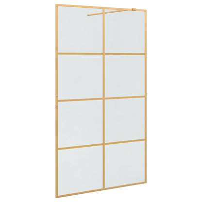 Parete Doccia Walk-in Oro 115 x 195 cm vetro temperato - homemem39