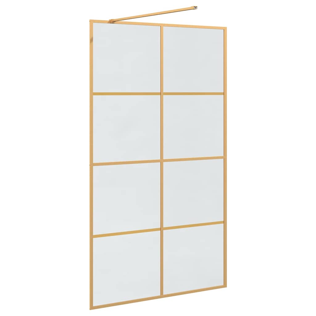 Parete Doccia Walk-in Oro 115 x 195 cm vetro temperato - homemem39