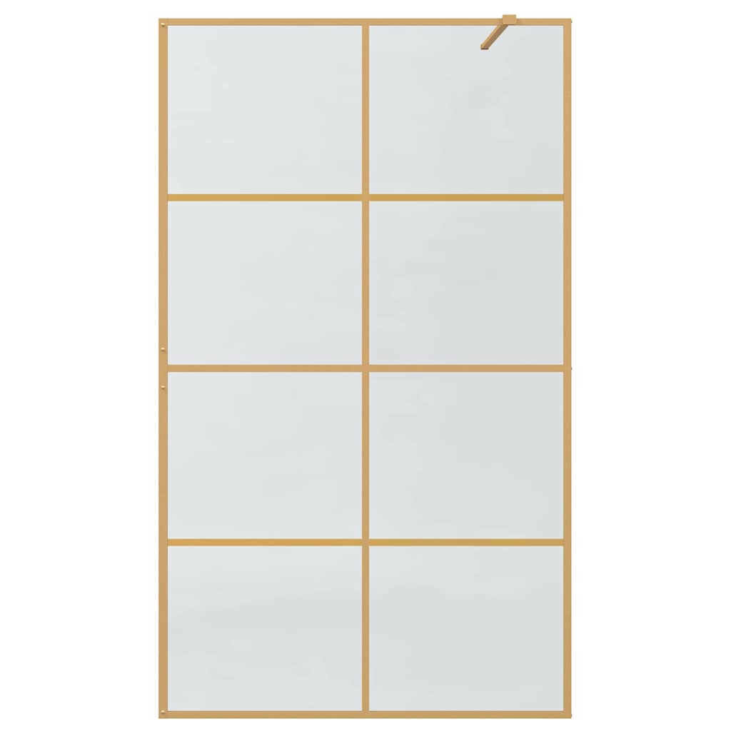 Parete Doccia Walk-in Oro 115 x 195 cm vetro temperato - homemem39