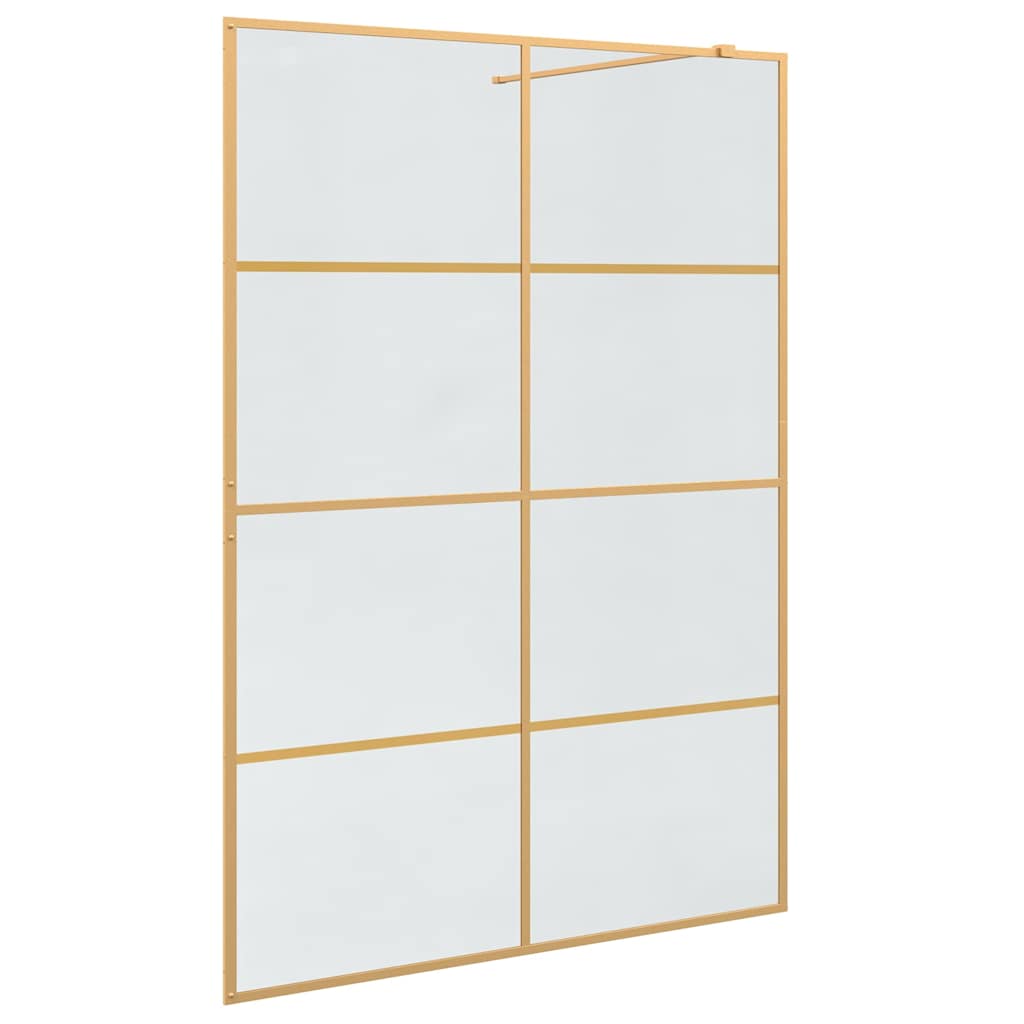 Parete Doccia Walk-in Oro 140 x 195 cm vetro temperato - homemem39