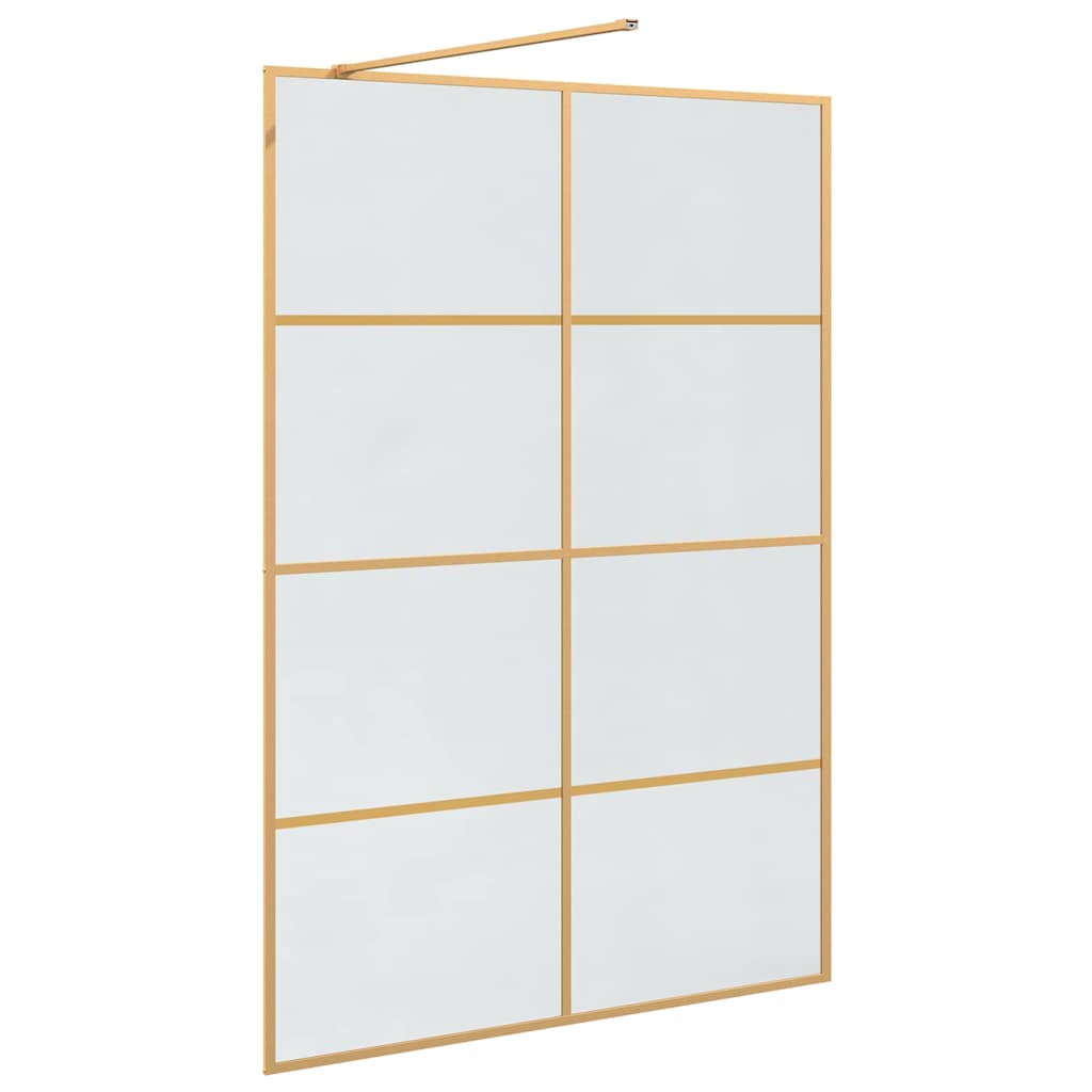 Parete Doccia Walk-in Oro 140 x 195 cm vetro temperato - homemem39