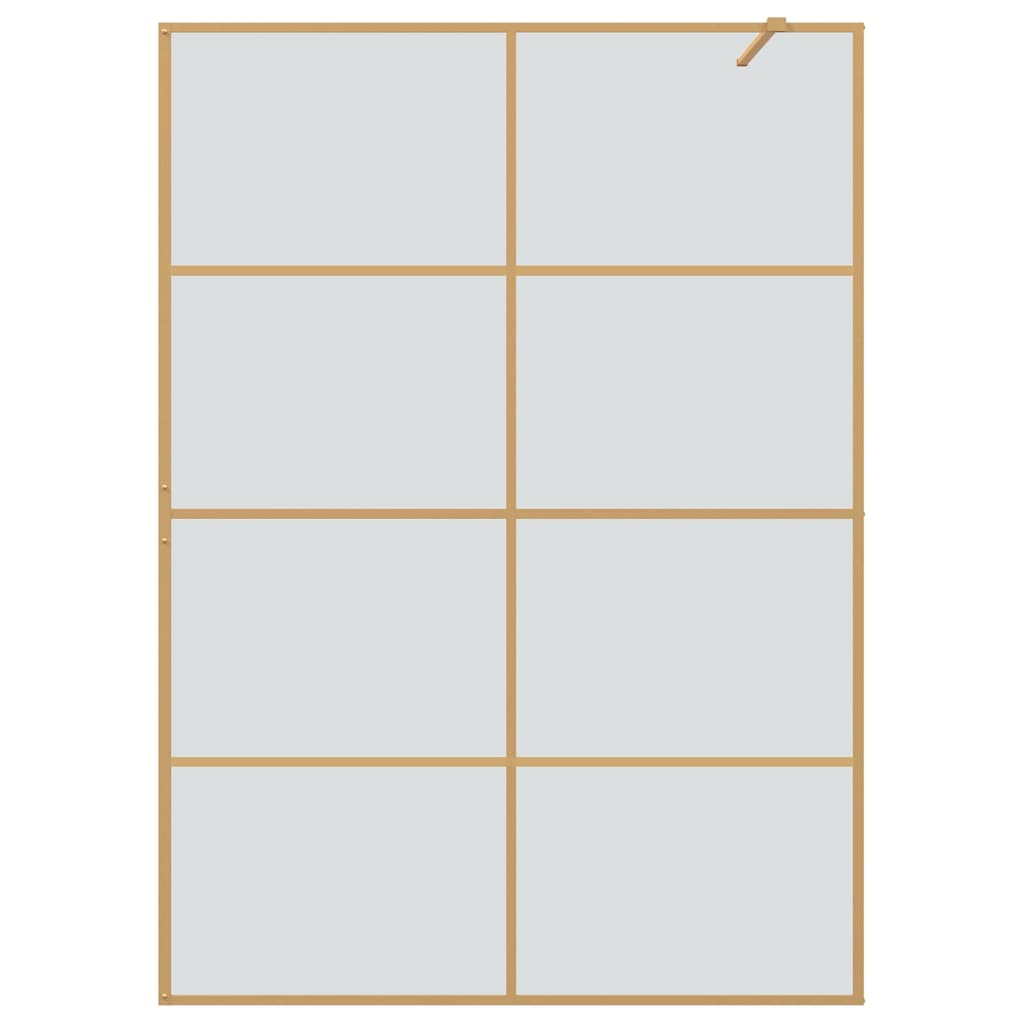 Parete Doccia Walk-in Oro 140 x 195 cm vetro temperato - homemem39