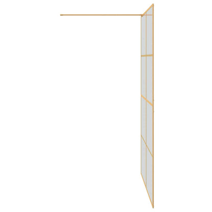 Parete Doccia Walk-in Oro 140 x 195 cm vetro temperato - homemem39