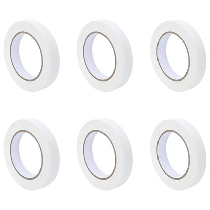 Nastri Adesivi per Pittori 6 pcs Bianco 19mm x 50m Carta
