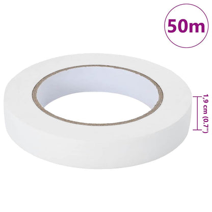 Nastri Adesivi per Pittori 50 pcs Bianco 19mm x 50m Carta