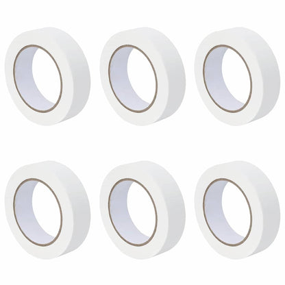 Nastri Adesivi per Pittori 6 pcs Bianco 30mm x 50m Carta