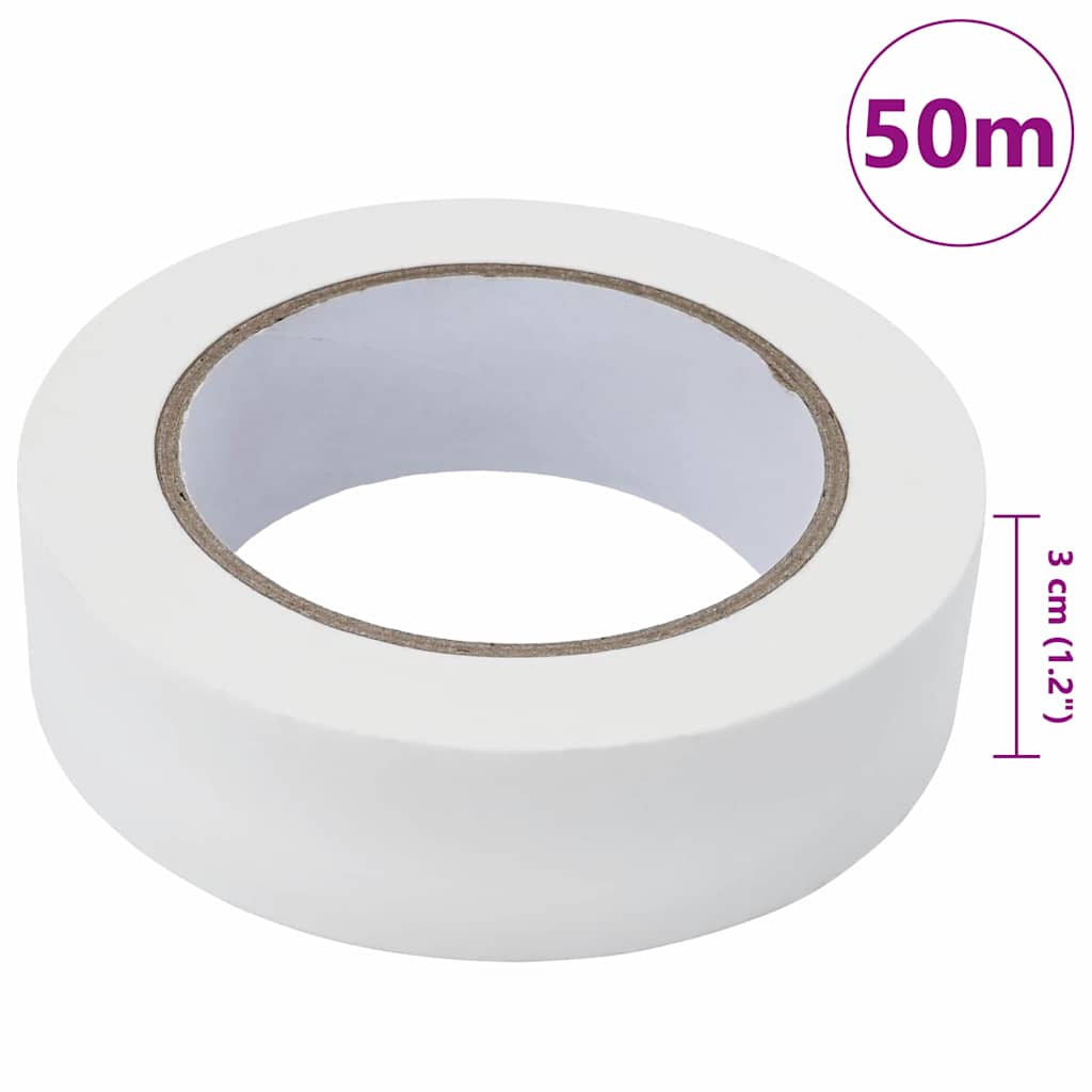 Nastri Adesivi per Pittori 6 pcs Bianco 30mm x 50m Carta | homemem39