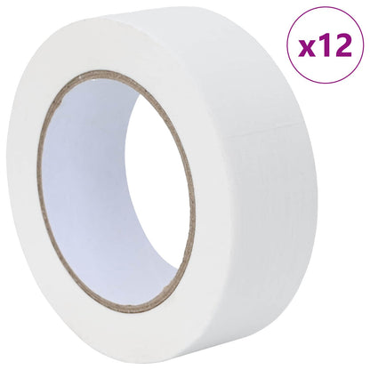 Nastri Adesivi per Pittori 12 pcs Bianco 38mm x 50m Carta | homemem39