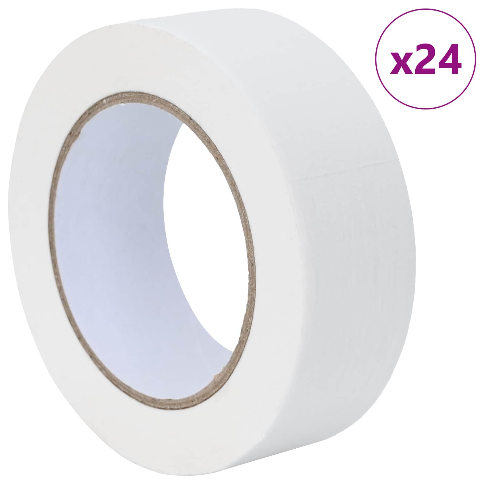 Nastri Adesivi per Pittori 24 pcs Bianco 38mm x 50m Carta | homemem39