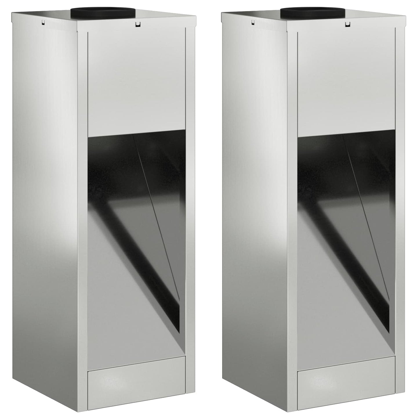 Lucina LED Solare da Percorso 2 pcs Zincato Zincato